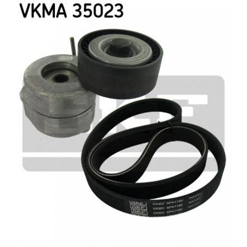 VKMA 35023 SKF Комплект доріжкового ремня (ролик, ремінь)
